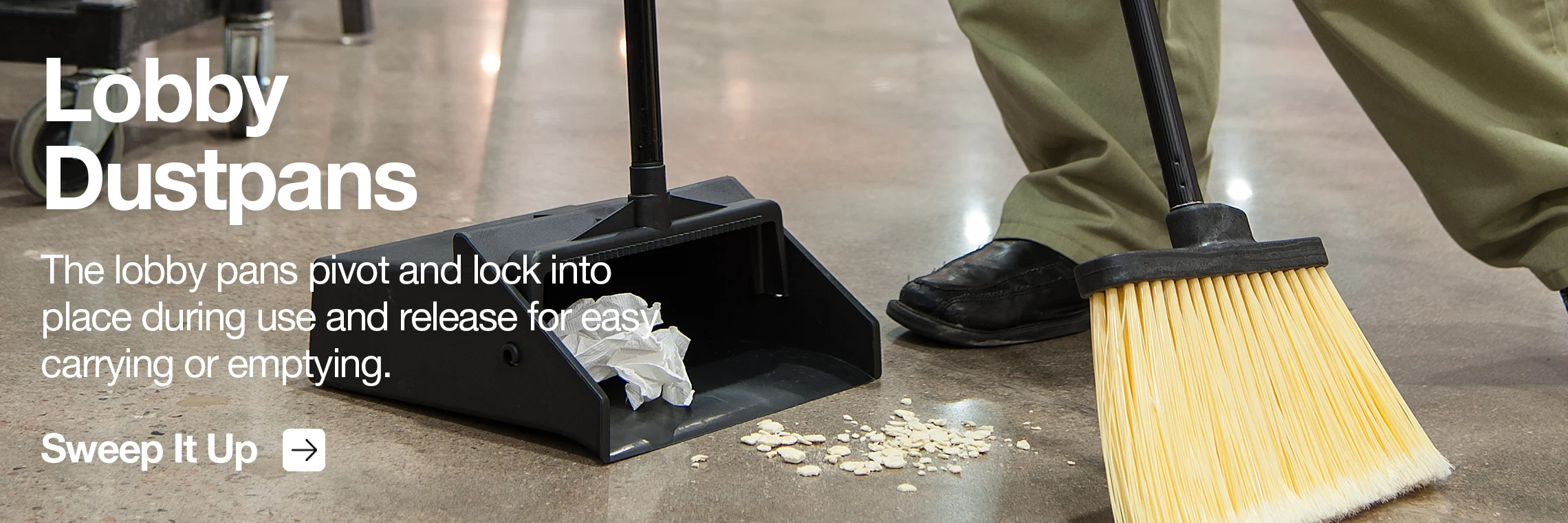 Sanitary Maintenance - Lobby Dustpans