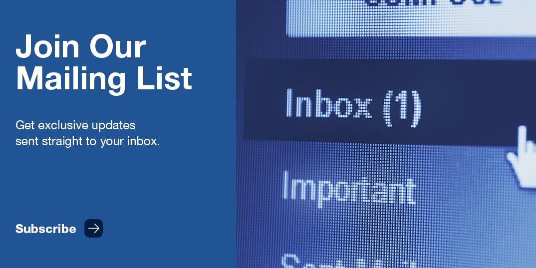 Subscribe to Our Mailing List