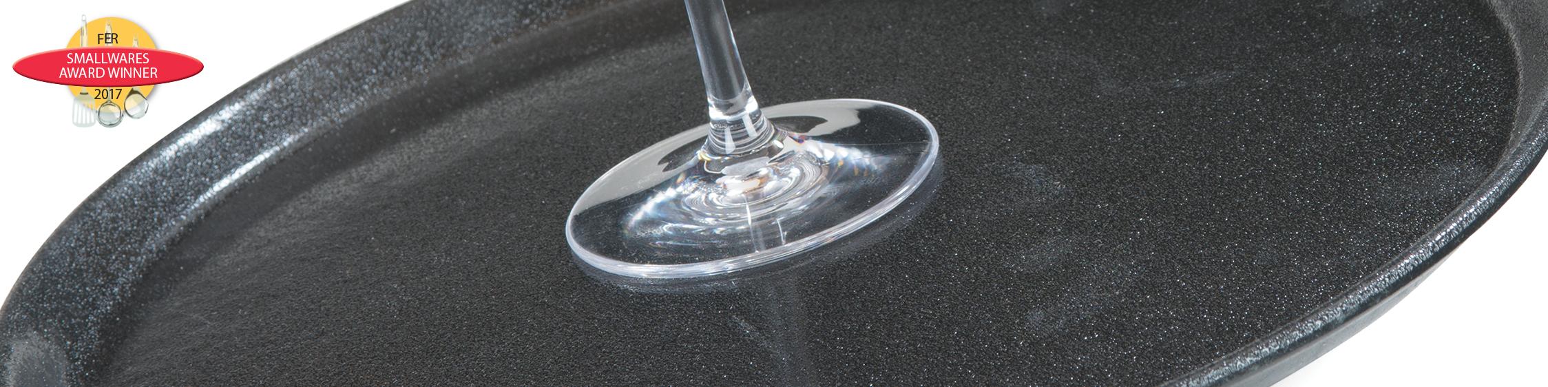 Griptite 2 header image Griptite 2 tray with glass at angle
