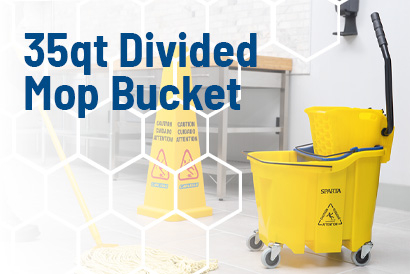 35 qt Divided Mop Bucket