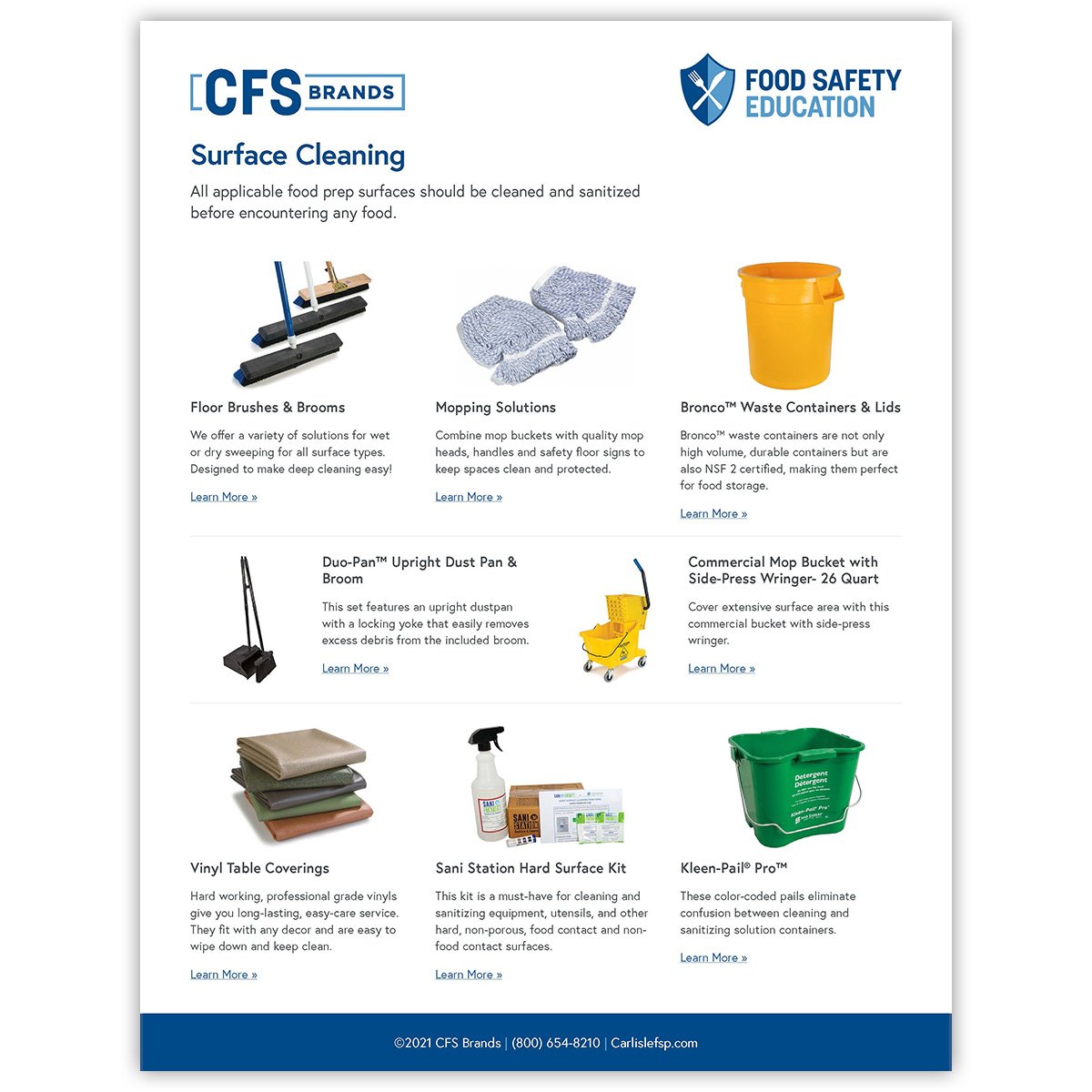 Mop Buckets & Safety Signage  Carlisle FoodService Products