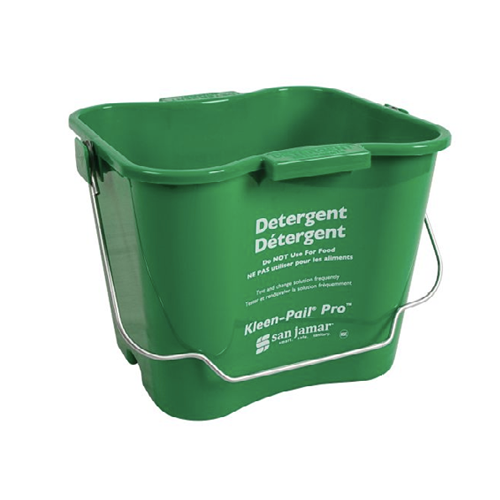 San Jamar KP97GN, 3 Quart Kleen-Pail, Green