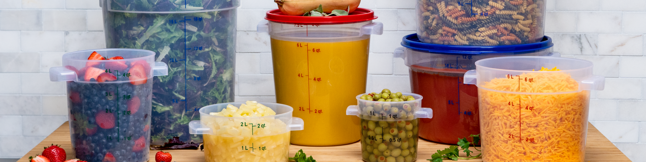 StorPlus™ Round Food Storage Containers