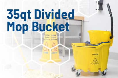 35 qt Divided Mop Bucket