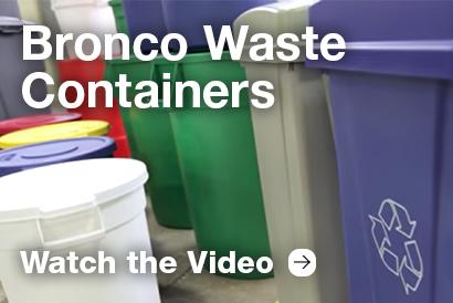 Bronco Waste Container Video