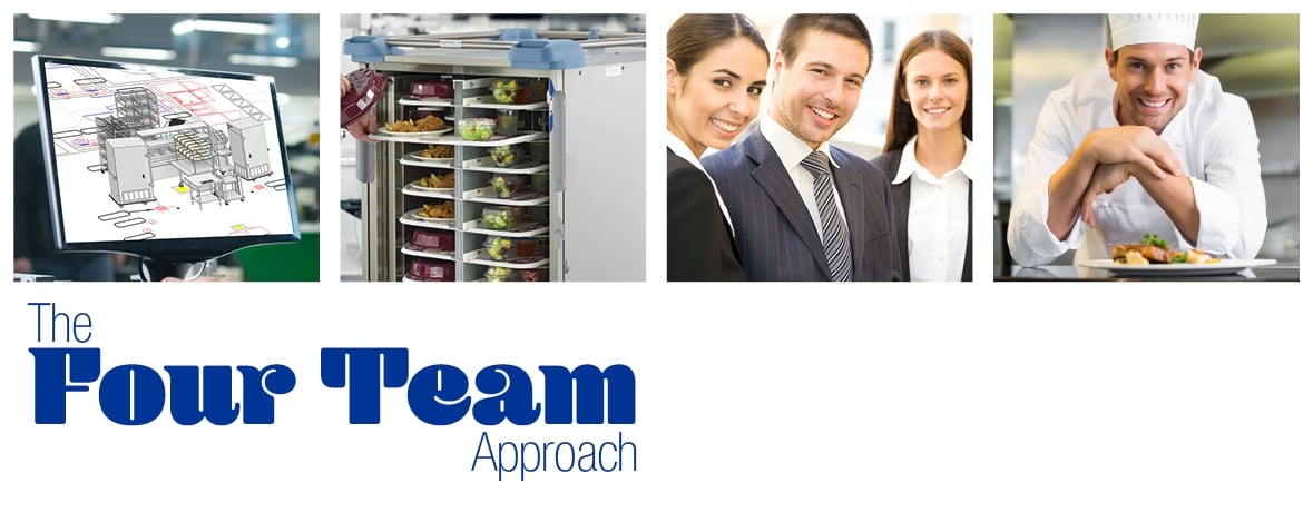 Our unique, four-team approach to healthcare food service support allows us to make your kitchen run better.