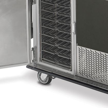 Wheels on perfect serve cart