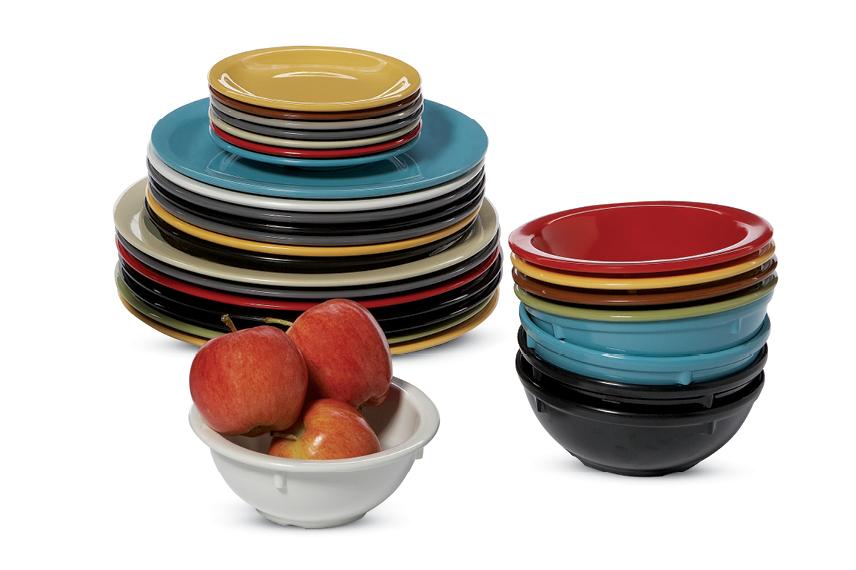 group photo of Dayton dinnerware